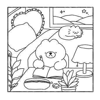 Cosy Calm: Colouring