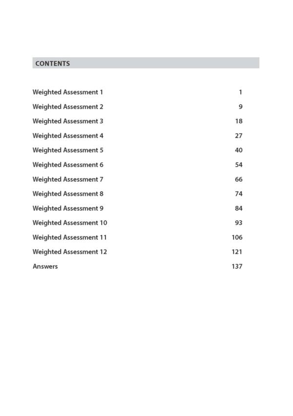 Primary 2 Mathematics Weighted Assessments