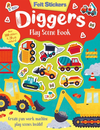 FELT STICKERS: DIGGERS