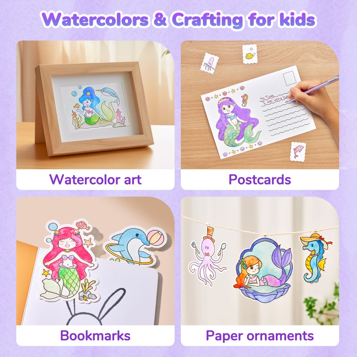 JOYCAT WATER COLOUR PAINTING MERMAID