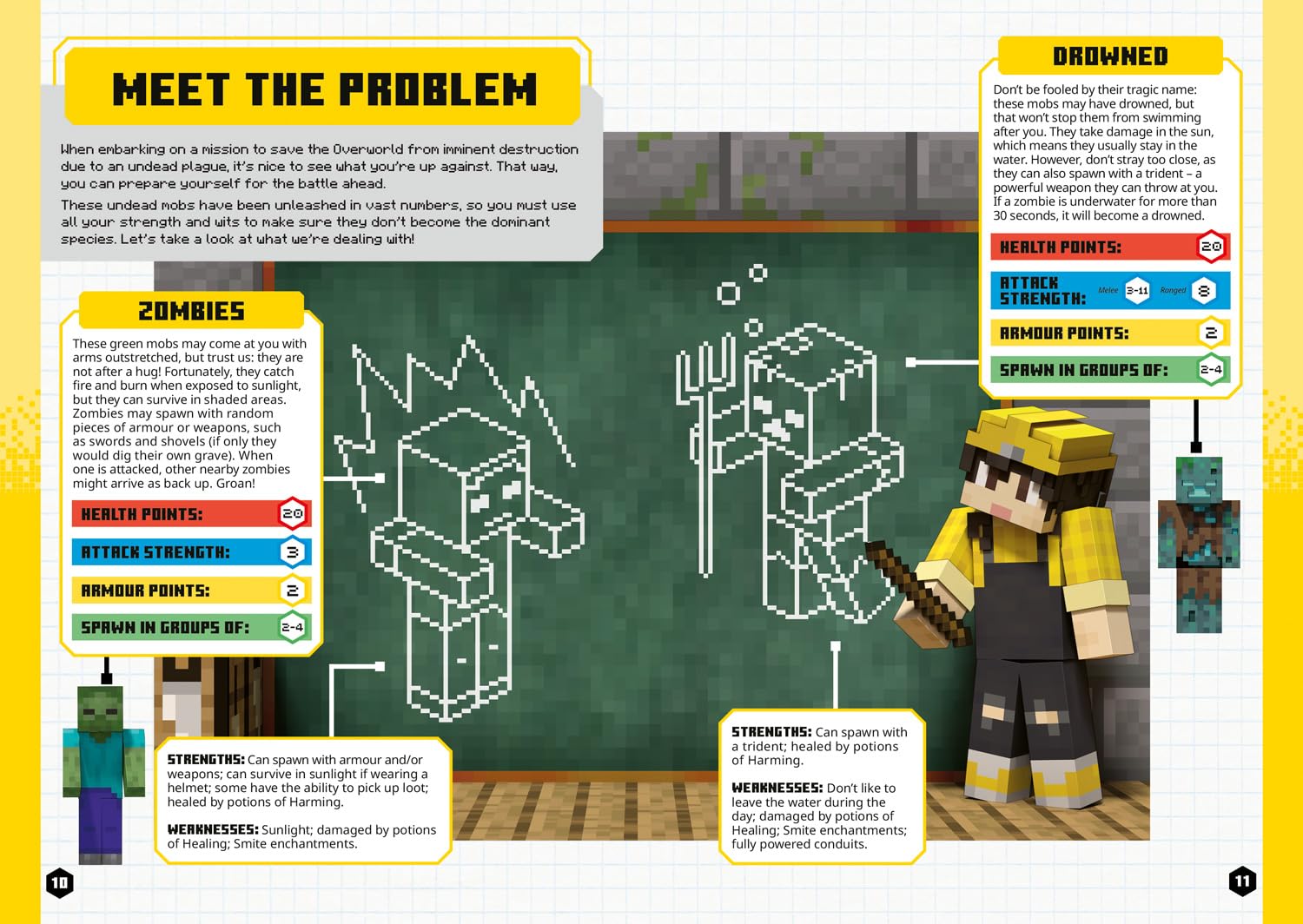 Minecraft Academy Zombie Outbreak: Learn and play! (Hardcover)
