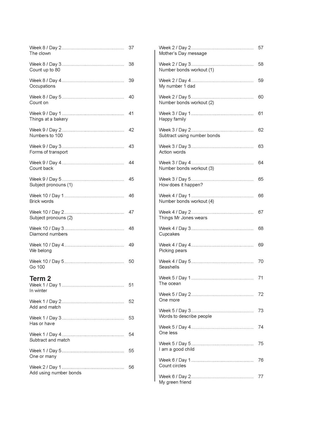 K2 Junior Daily Dose Of English And Mathematics