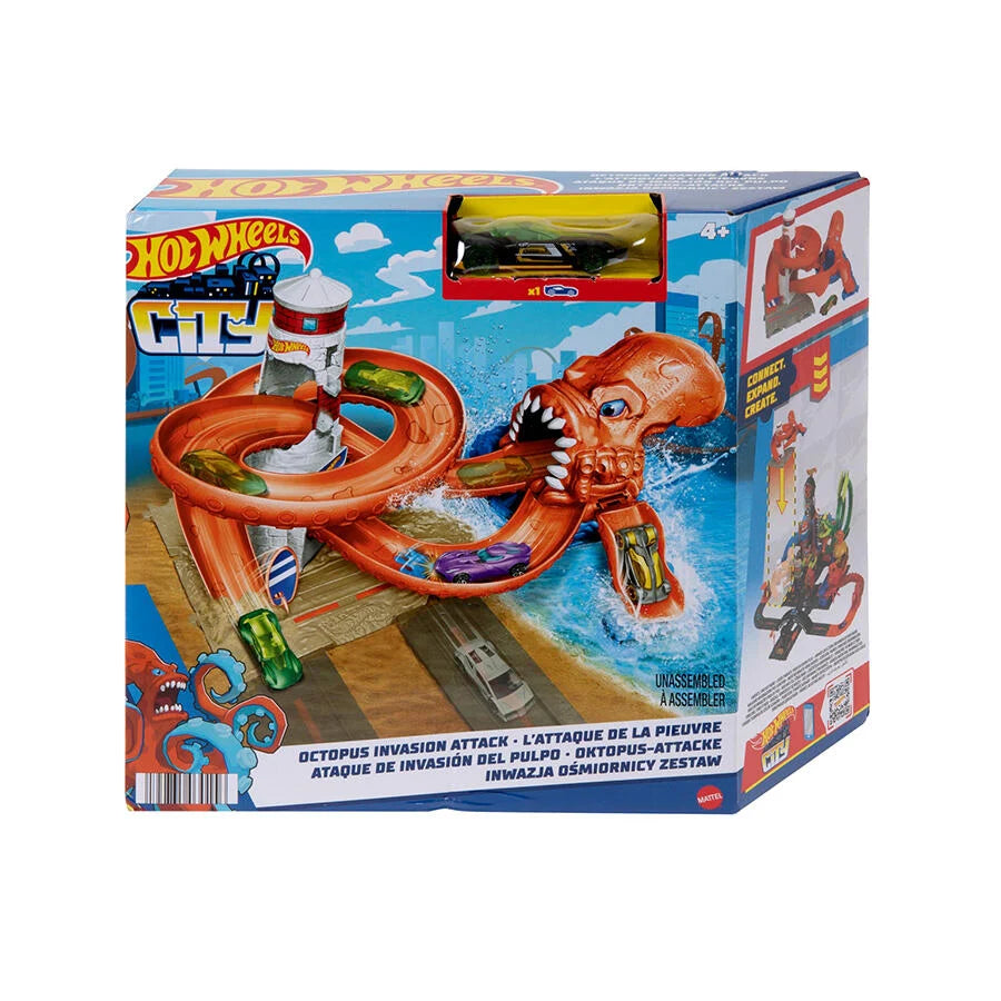 MATTEL HOT WHEELS CITY NAMESIS ATTACK PLAYSET ASSORTED
