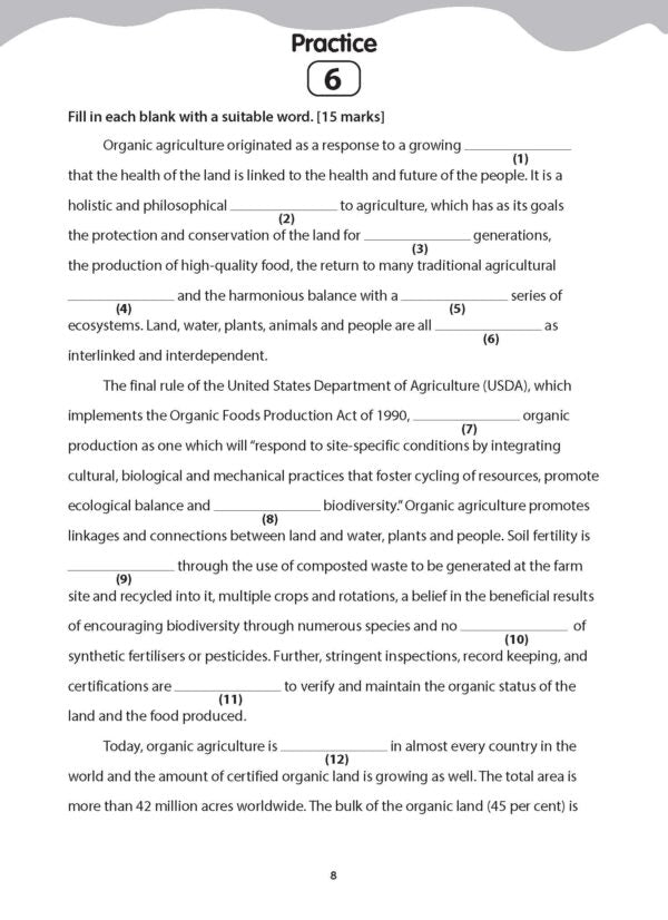 Upper Primary English Excellence: Attain AL1 Proficiency in Comprehension Cloze