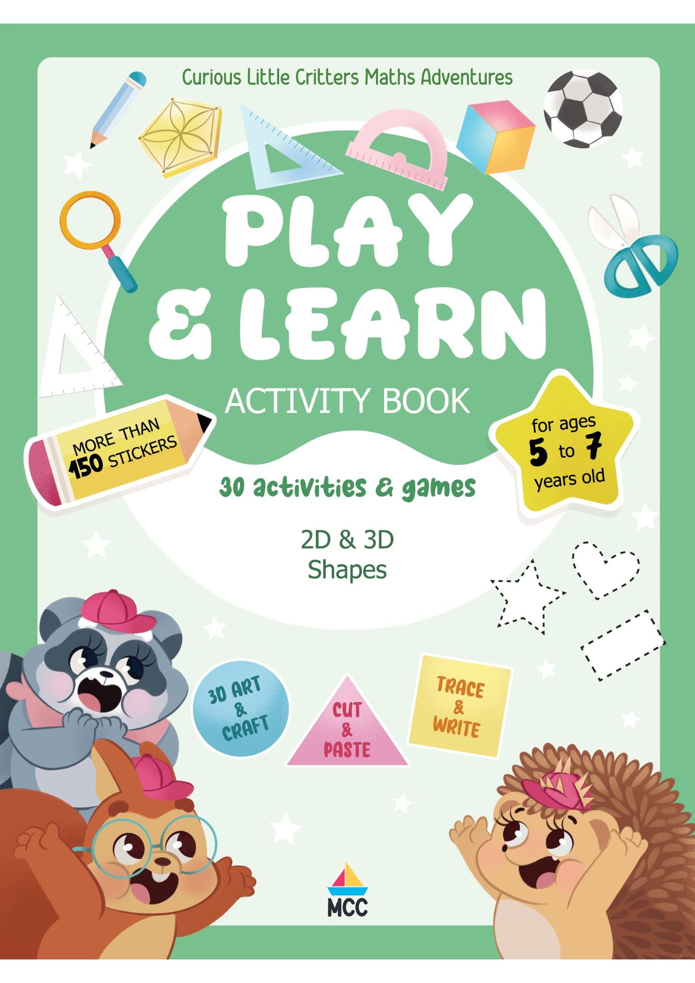 Maths Play Book - 2D & 3D shapes (4-7yo)