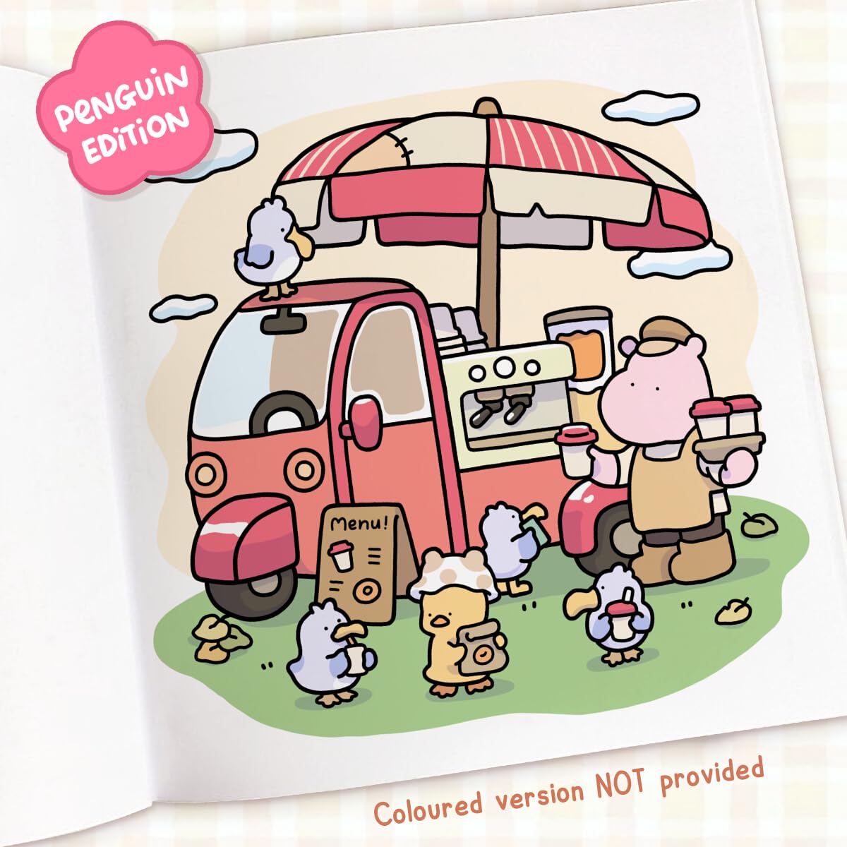 Cozy Cafe: A Cute And Comfy Colouring Book To Unwind With, From The Number One Bestselling Author (Coco Wyo) (Paperback)