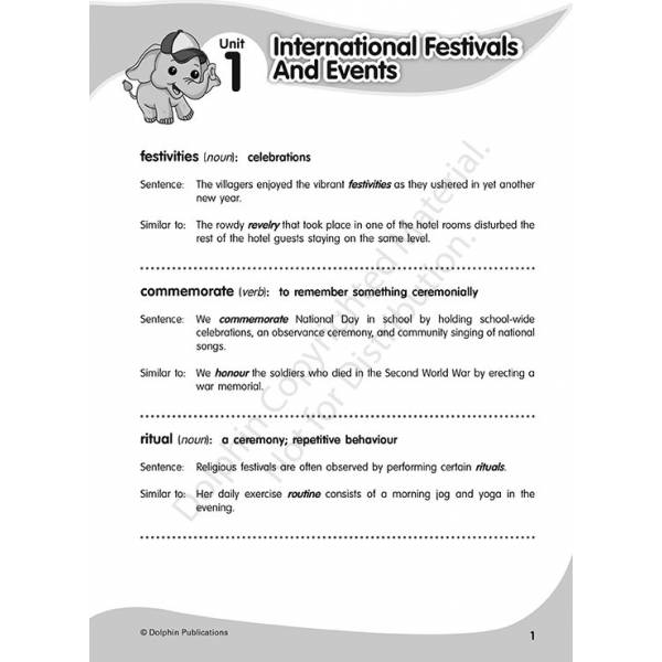 P6 Vocabulary Practice Papers