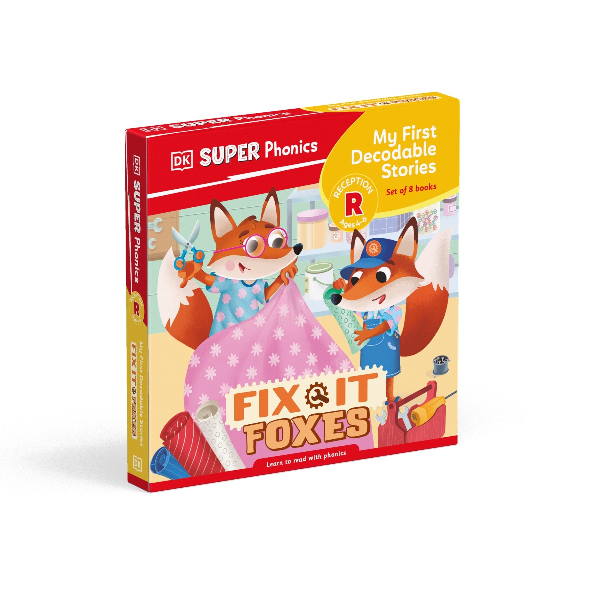 My First Decodable Stories Fix-It Foxes (DK Super Phonics)