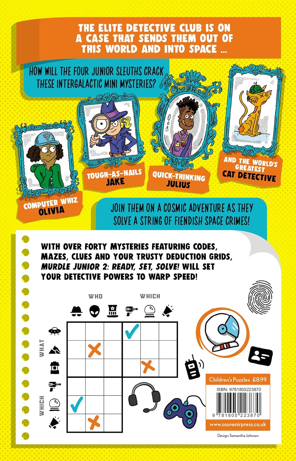 Murdle Junior 2: Ready, Set, Solve!: 40 Mind-Boggling Mystery Puzzles for Young Detectives (Paperback)