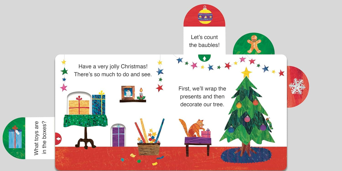 The Very Hungry Caterpillar’s Jolly Christmas: A Pull-The-Tab Book (Board Book)