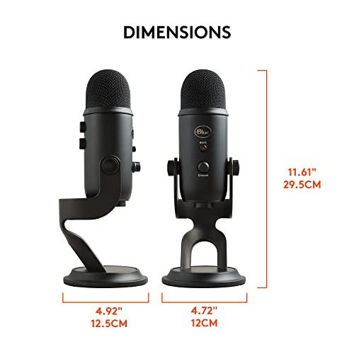 Logitech Yeti Premium Multi Pattern USB Microphone with Blue Voice