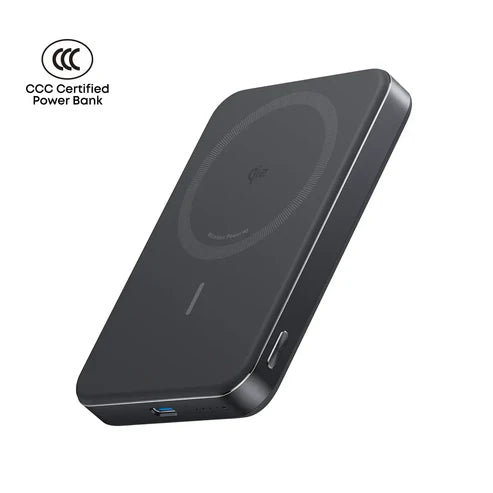 Anker MagGo Ultra-Slim 10000mAh Qi2 Certified 15W Power Bank A1664 (Black)