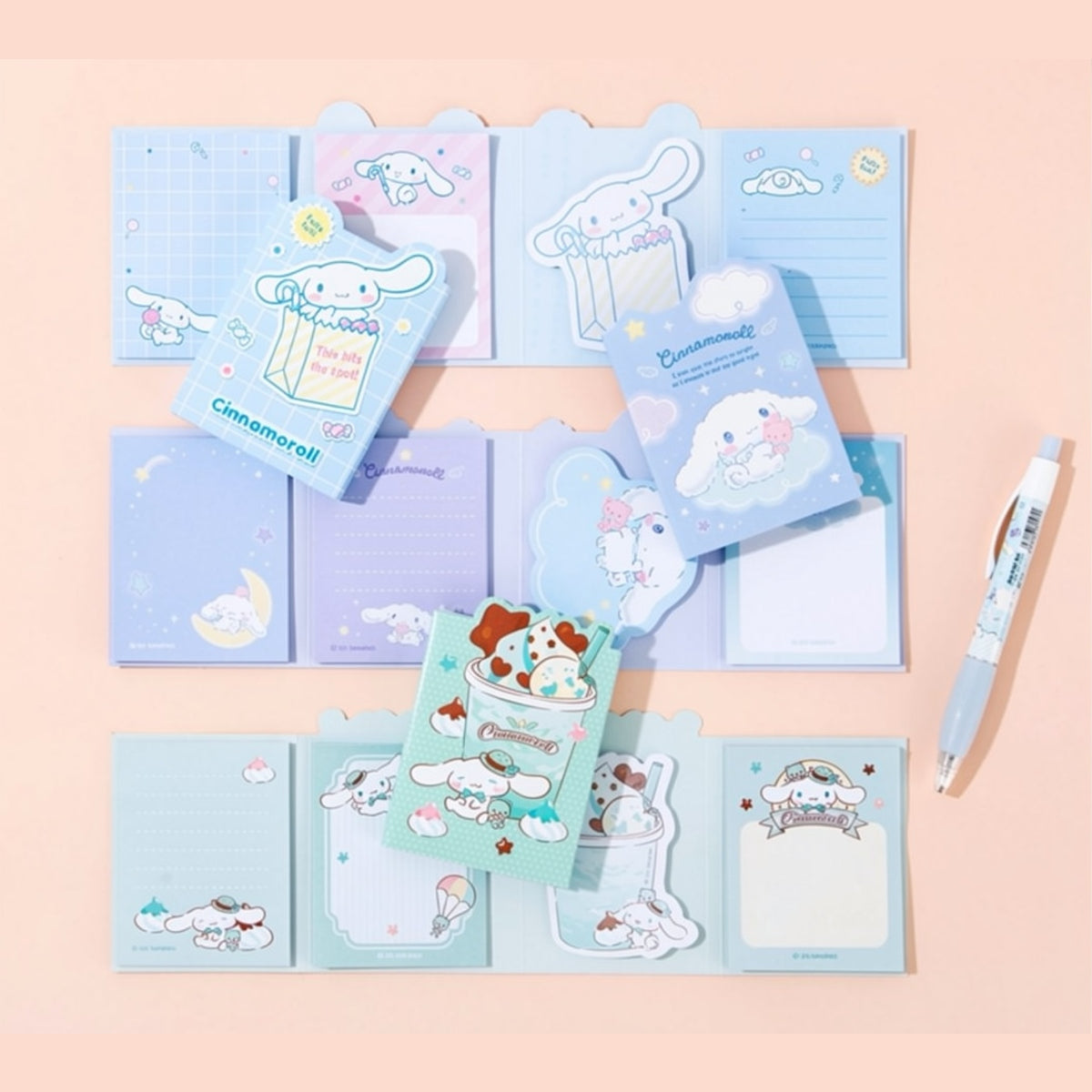 Sanrio Cinnamoroll 3-Fold Sticky Memo