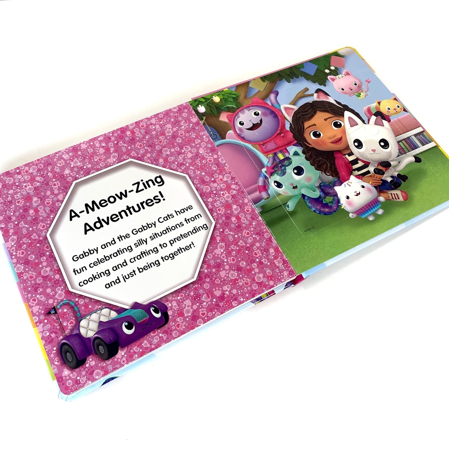 Gabby's Dollhouse My First Puzzle Book - Jigsaw Puzzles for Kids, 10-Page Board Book, 5 Puzzles to Enjoy