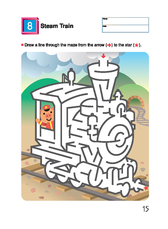 Kumon: My Book of Mazes Things That Go!