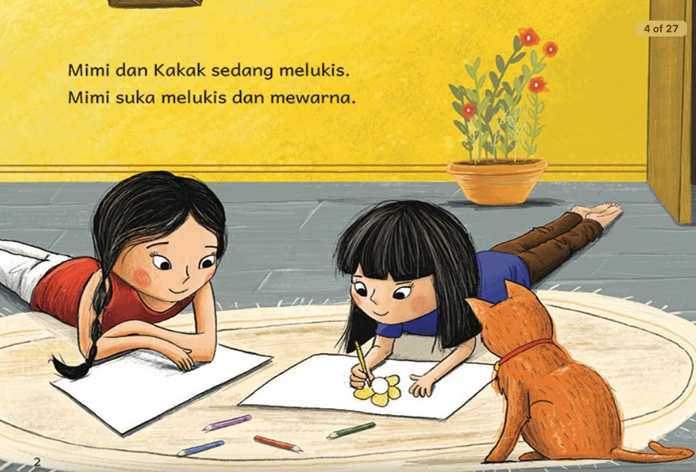 Pensel Warna Kuning Mimi