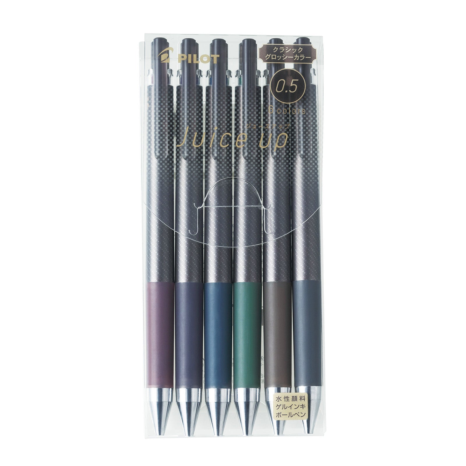 Pilot Juice Up Gel Pen 0.5mm Classic Glossy Set Of 6 Colors