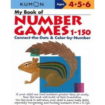 Kumon: My Book of Numbers Games 1-150