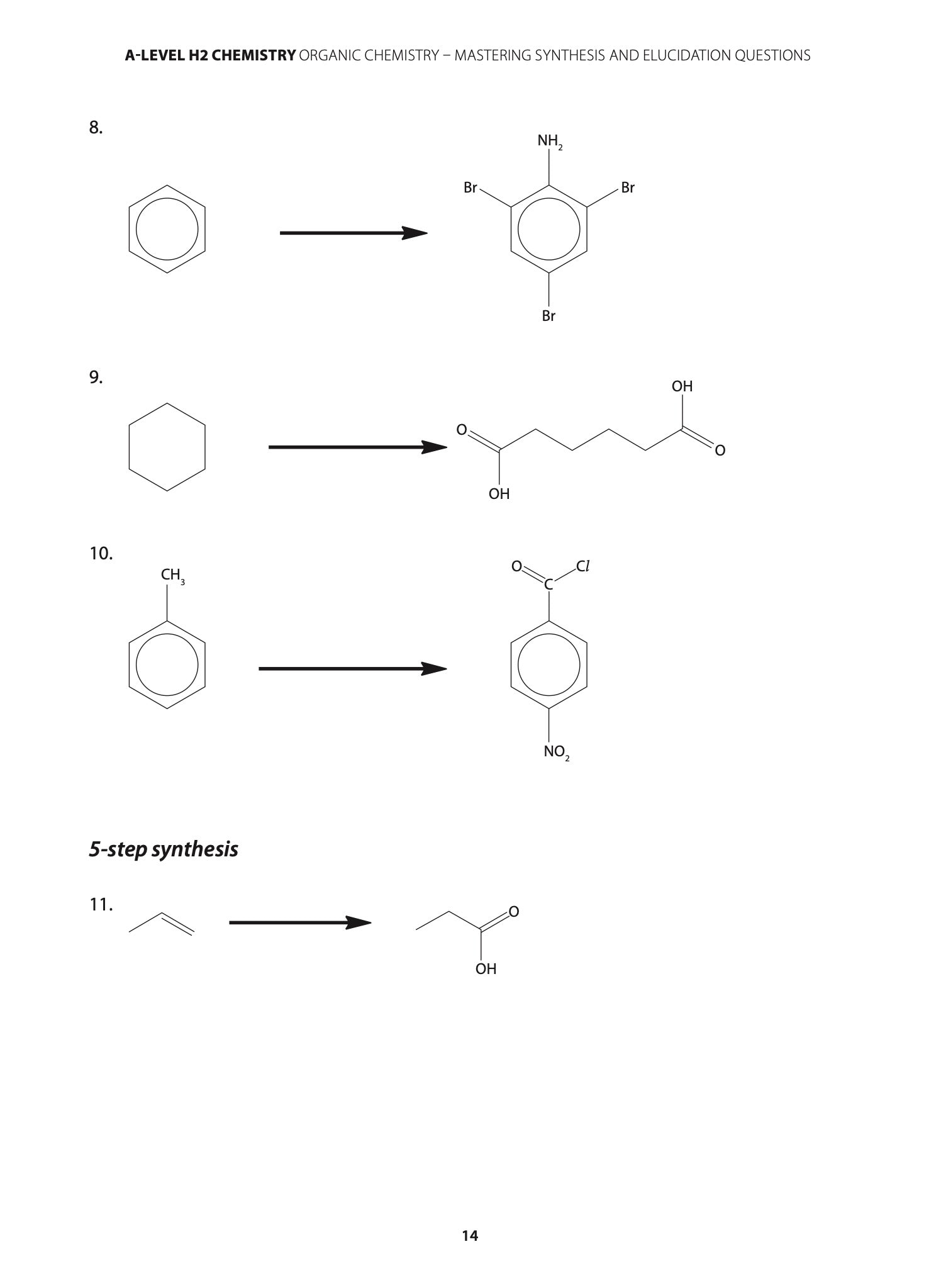 AL H2 CHEM MAST SYNTH & ELUCIDATION QS