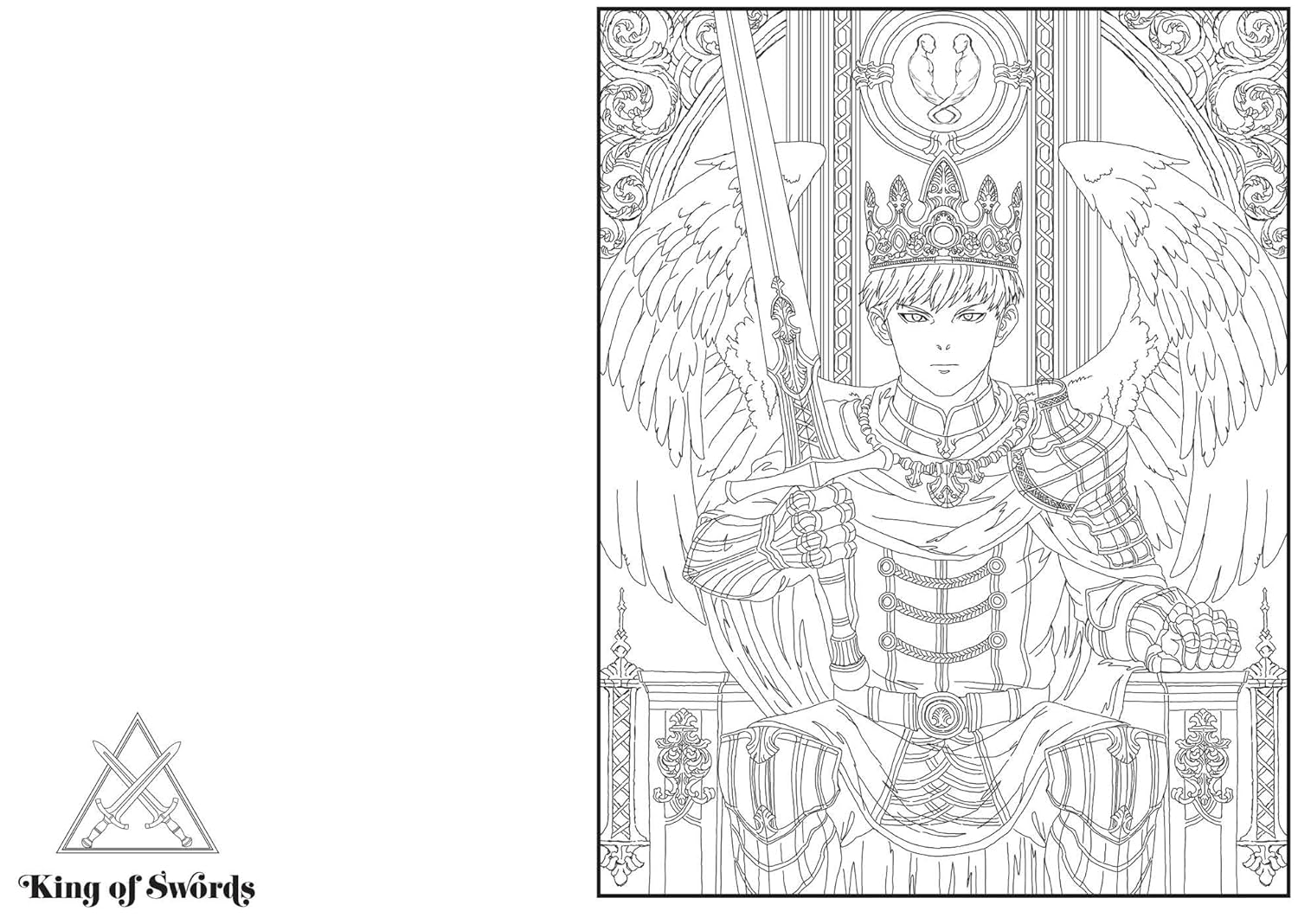 The Anime Tarot Coloring Book