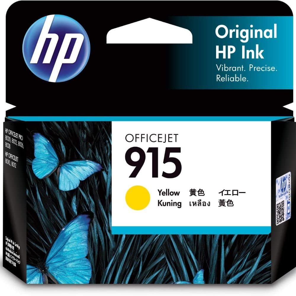 HP 915 Yellow Original Ink Cartridge 