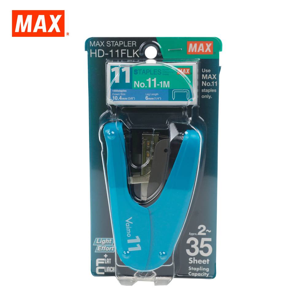 MAX STAPLER HD -11FLK VAIMO 11 FLAT CLINCH
