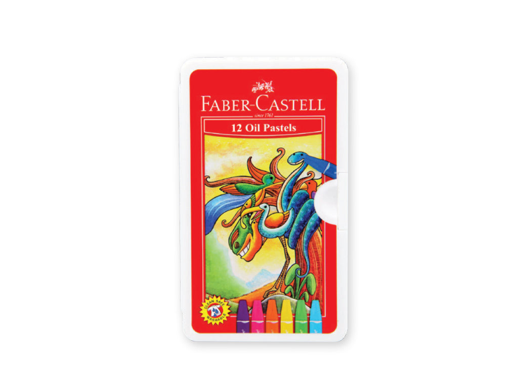 Faber-Castell Hexagonal Oil Pastel, Set of 12-120063