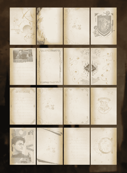 Harry Potter A5 PU Notebook With Lock Hogwarts Red