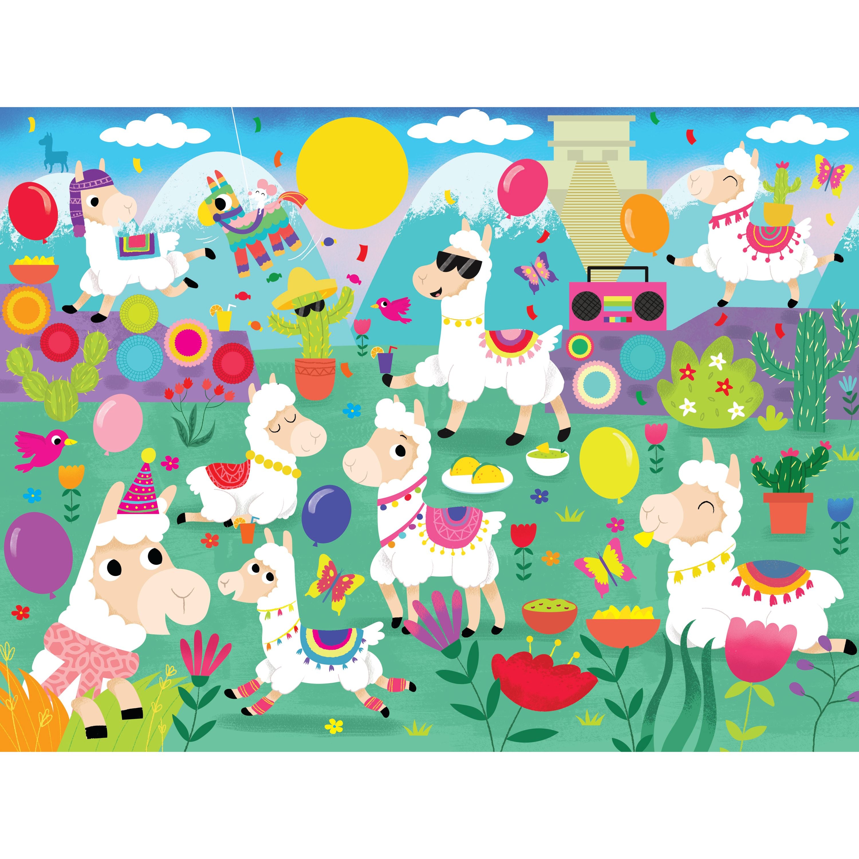 HINKLER JR JIGSAW CARRY AND PLAY PUZZLE LLAMA FIESTA