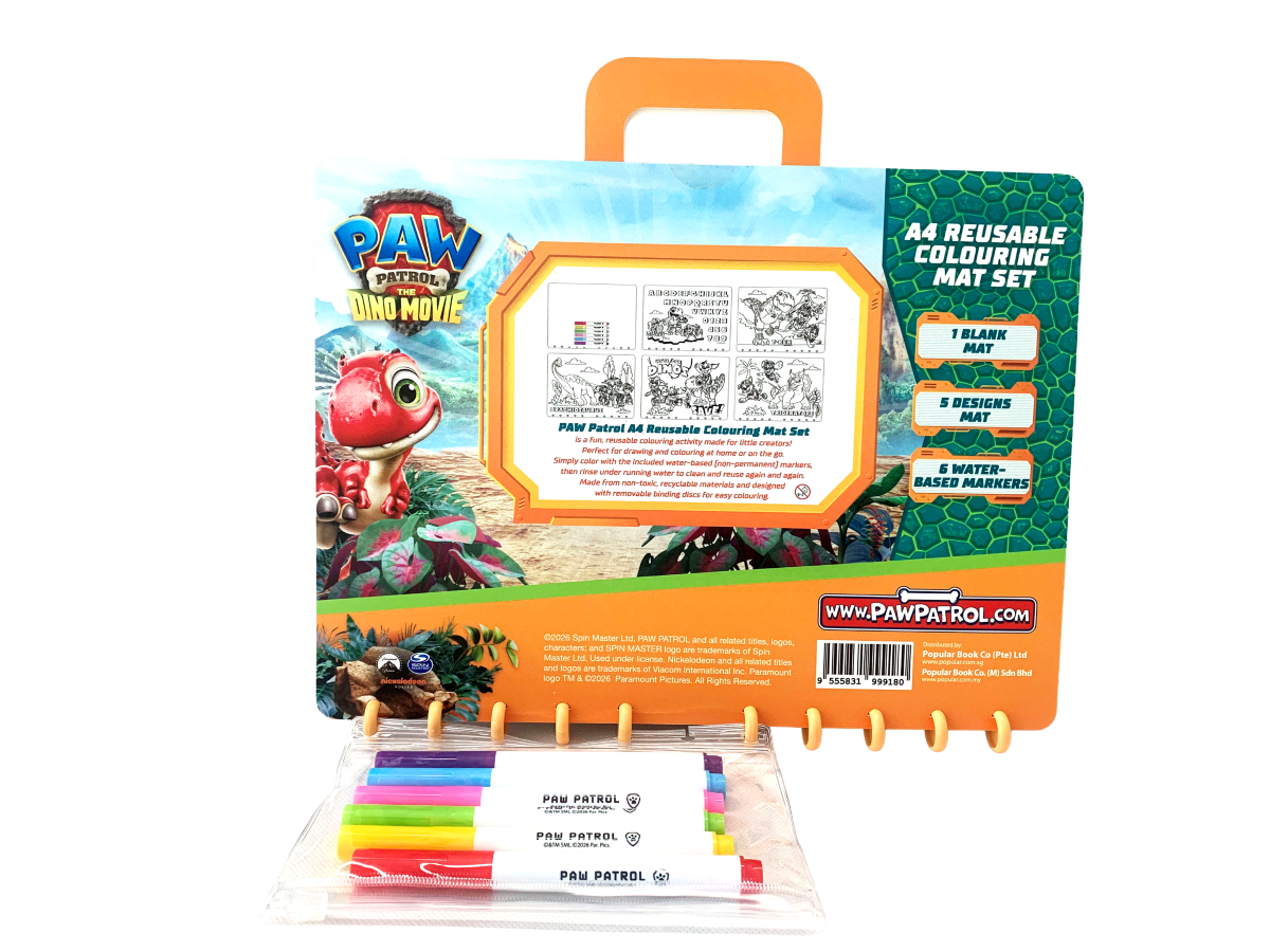Paw Patrol Colouring Mat Set Dino PAWP-CMS-2