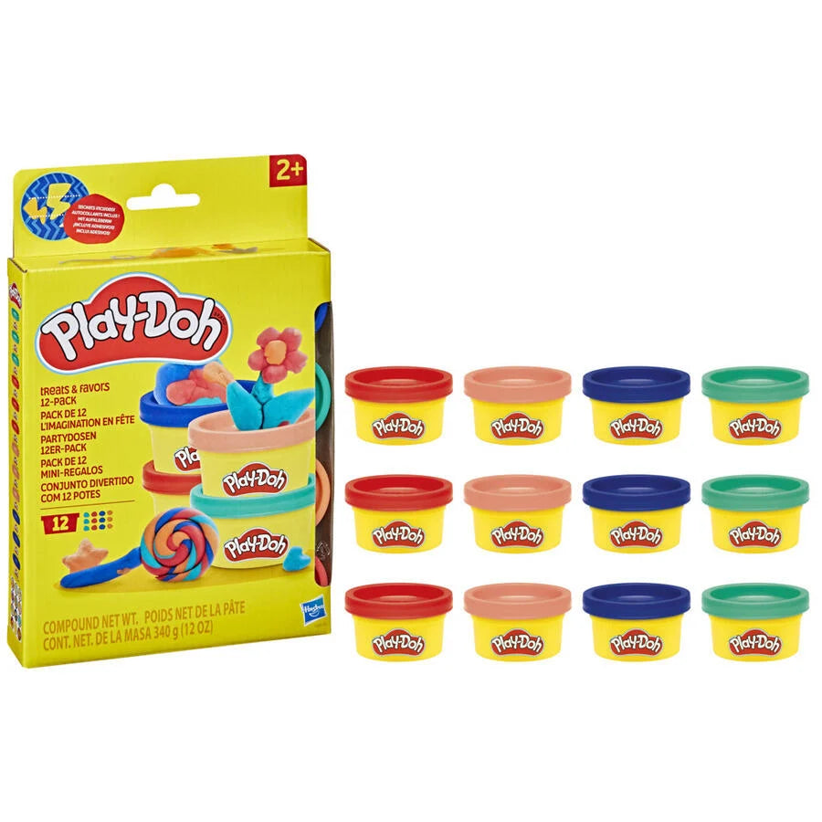 HASBRO PLAYDOH TREATS AND FAVORS 12 PACK