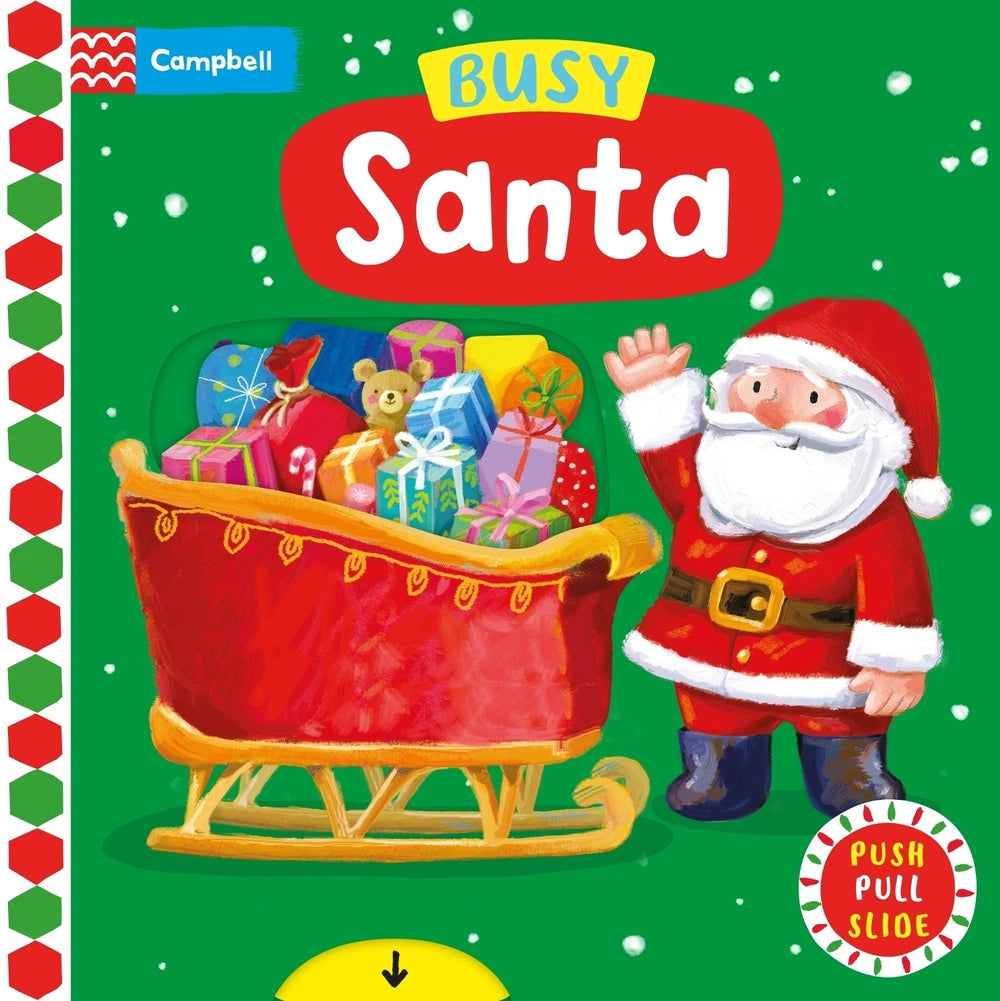 Busy Santa - A Push, Pull, Slide Book (Board Book)