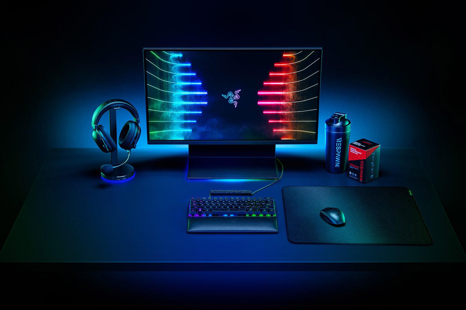 Razer Strider Hybrid Gaming Mouse Mat Large