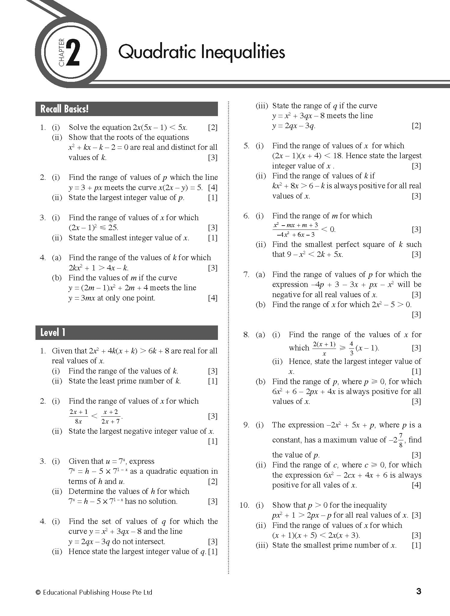 O-Level Add Maths 1000+ For Secondary 3 QR (2nd Edition)