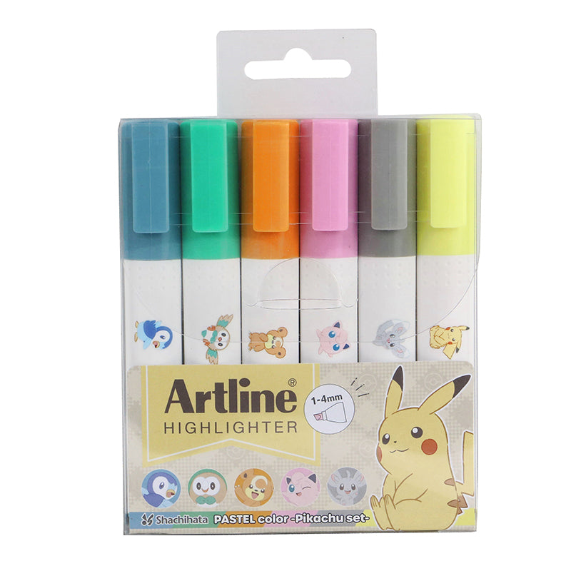 Art660 Marker Pokemon Pastel 6c 