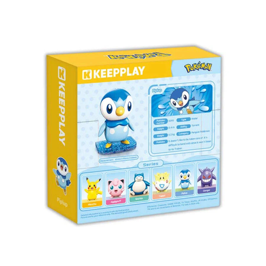 KEEPPLEY POKEMON PIPLUP ROUNDY KUPPY