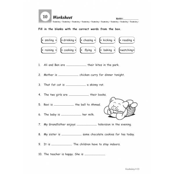 Primary 1 Grammar & Vocabulary