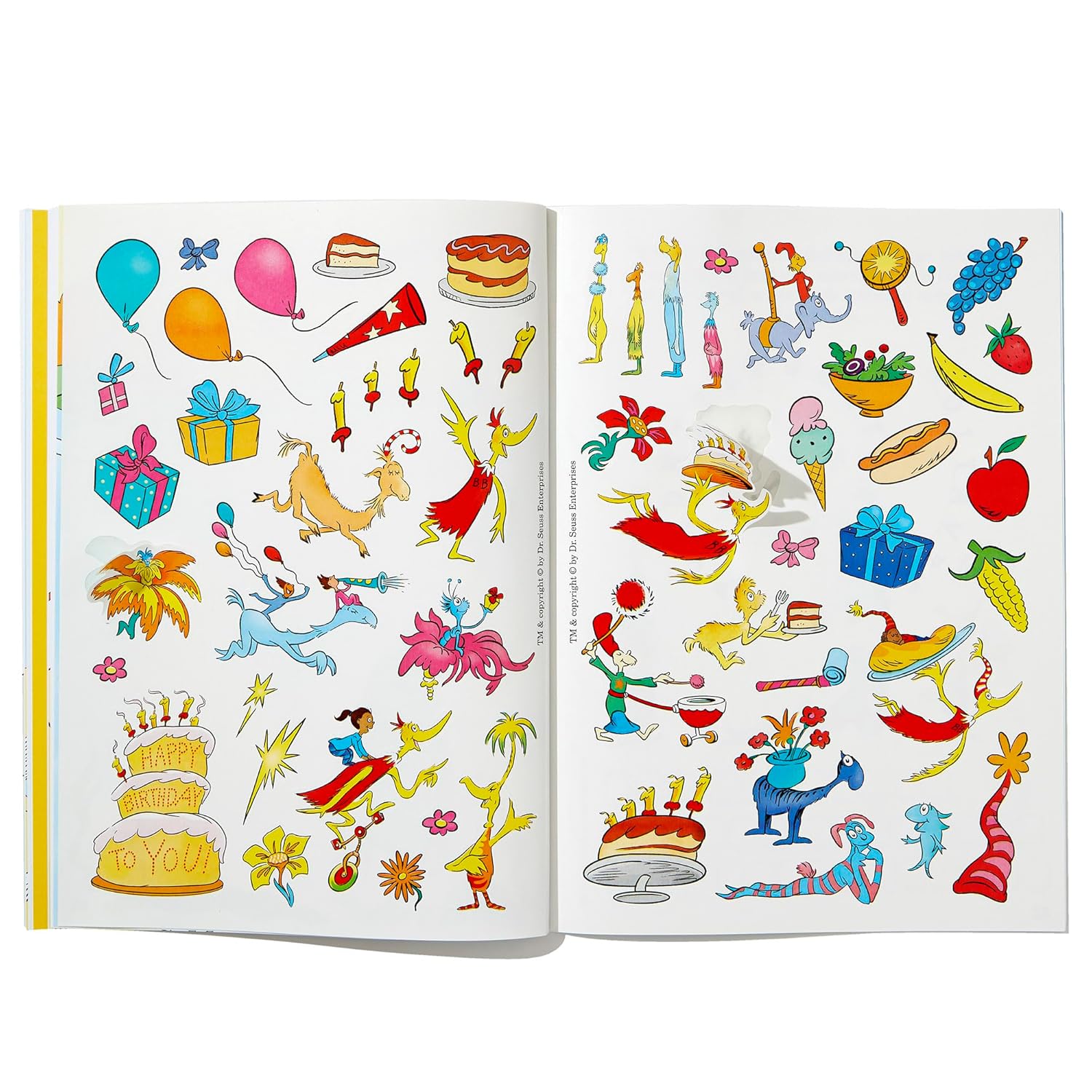 Happy Birthday To You Sticker Activity Book (Dr. Seuss)