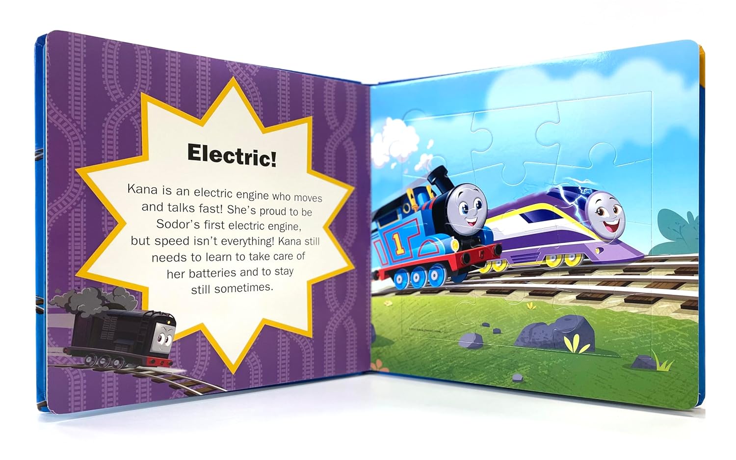 Thomas All Engines Go My First Puzzle Book - Jigsaw Puzzles For Kids (10-Page Board Book, 5 Puzzles) – Novelty Book