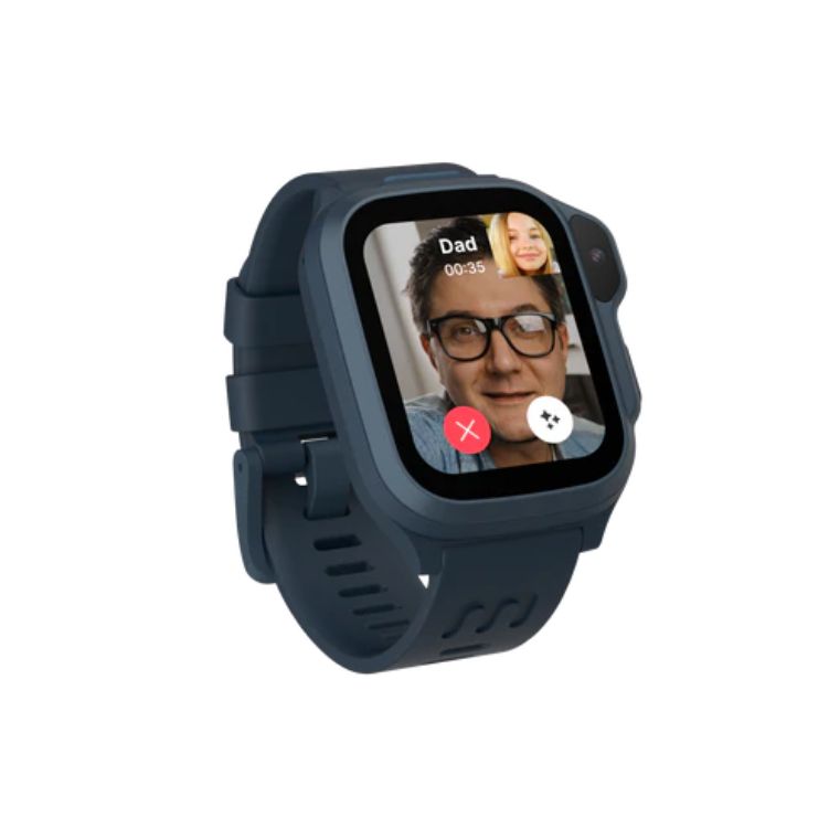 myFirst Fone S4 4G LTE Kids Smartwatch with GPS Tracking, Voice & Video Call, magiCode Messaging, and Parental Control - Space Blue