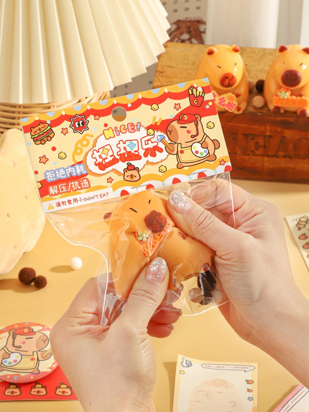 Cutie Capybara Stationery Gifts 4'S Set