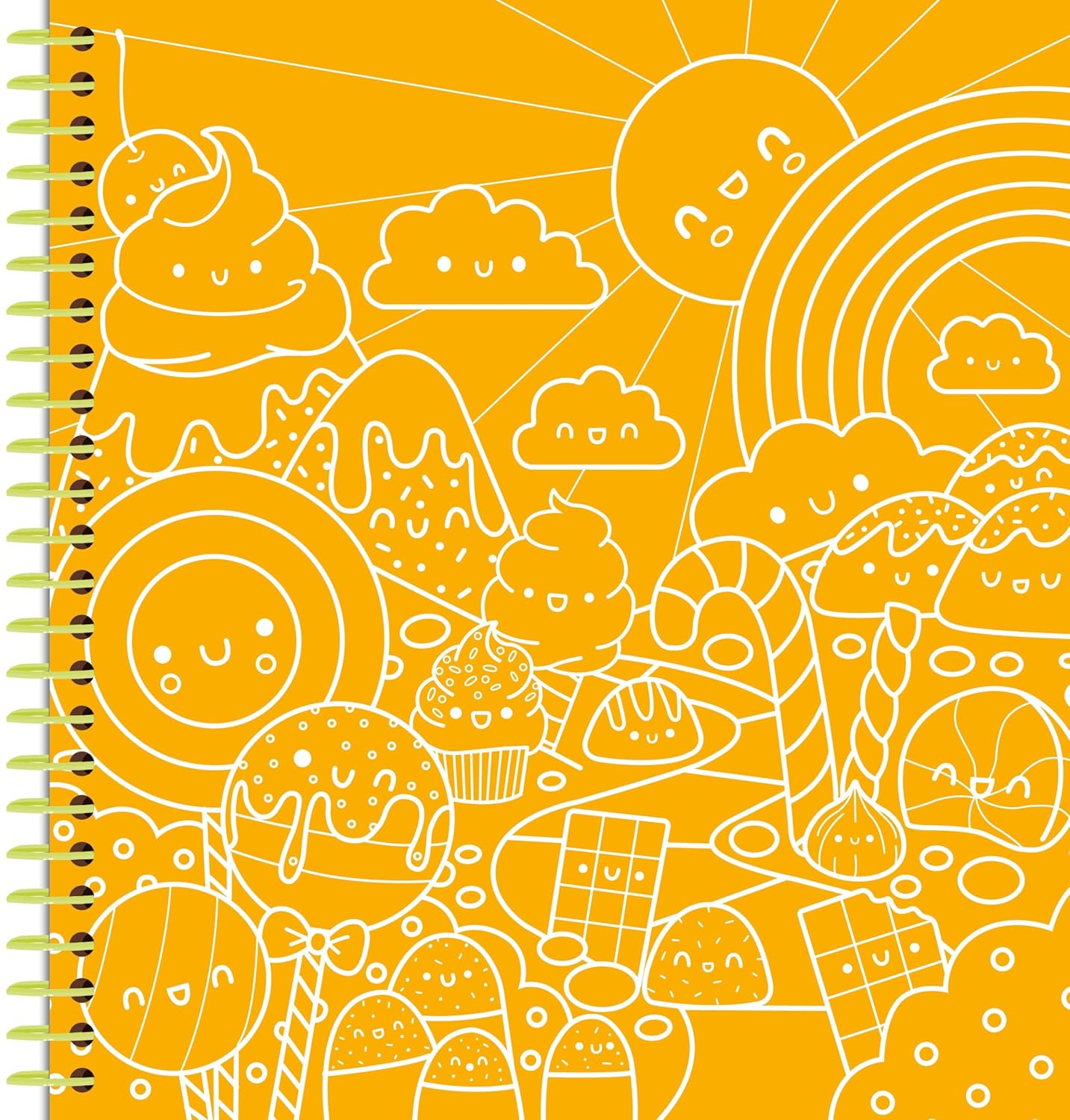 Neon Cuties (Scratch Art Book for Kids) (Board Book)