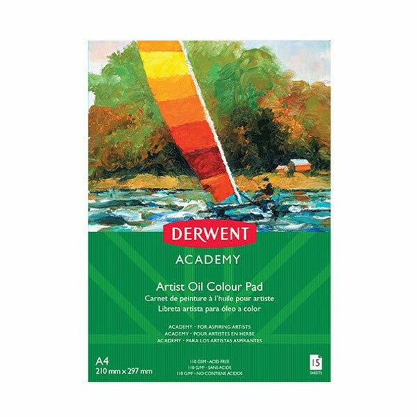 Derwent Academy Oil Pad A4 Portrait 15 Sheets