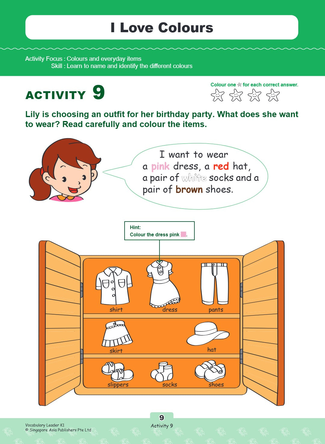 Little Leaders Vocabulary Leader K1