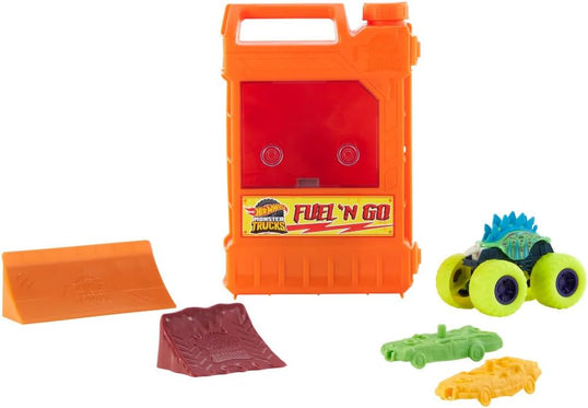 MATTEL HOT WHEELS MONSTER TRUCKS MOTOSAURUS STUNT N GO PLAYSET