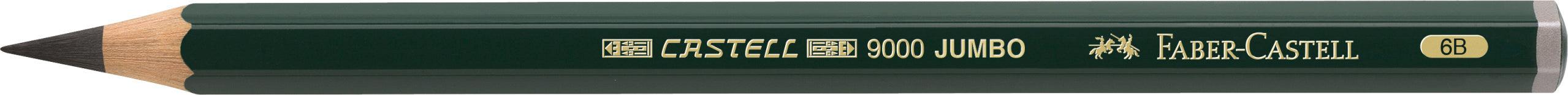 Faber-Castell Castell 9000 Jumbo Graphite Pencils 6B-119306
