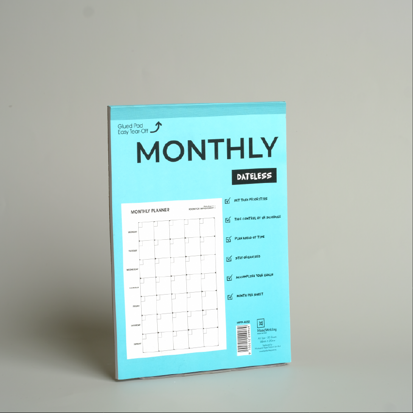 Hw Planner Pad (monthly) A5/80 Mptp-a550