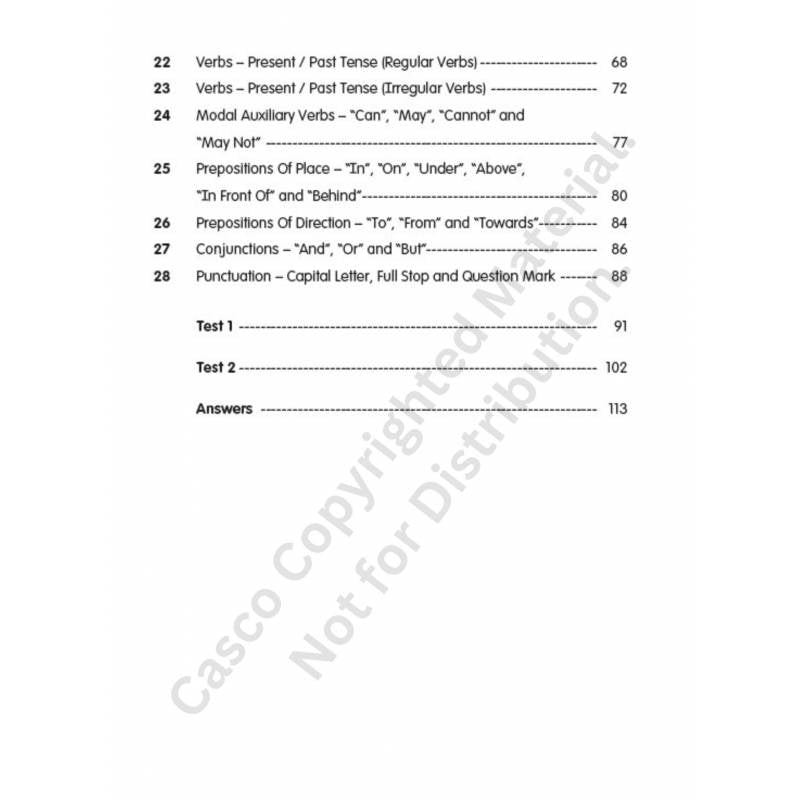 Better Grammar Workbook Primary 1