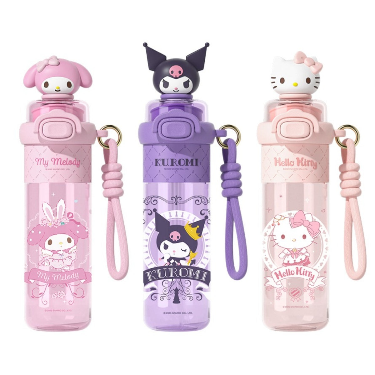 Sanrio 550Ml Water Bottle With Strap