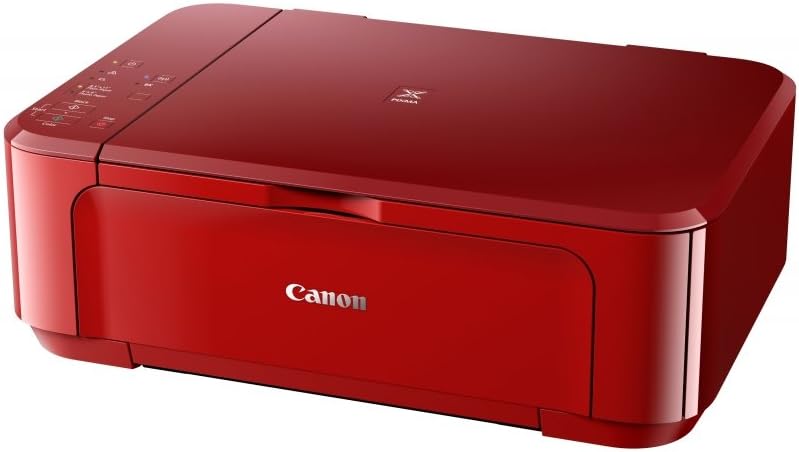 Canon PIXMA MG3670 - A4 Duplex All-in-One Inkjet Color Printer. Print, Scan and Copy. Wi-Fi & Wi-Fi Direct, Apple Airprint™ and Mopria™ Print Service. Red Color